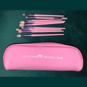 MORPHE X JEFFREE STAR 10pc brush and bag set